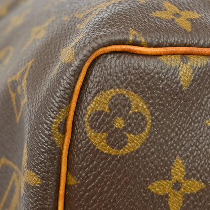 Louis Vuitton Keepall Monogram Canvas, Brown, Canvas, Travel Bag