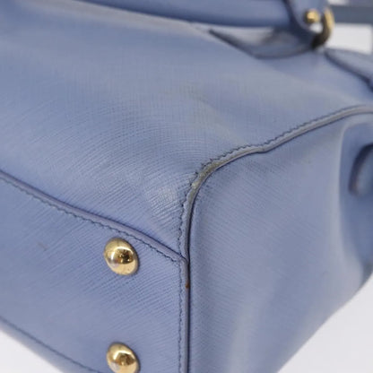Salvatore Ferragamo Beky Tote Saffiano Leather, Blue, Leather, Handbag