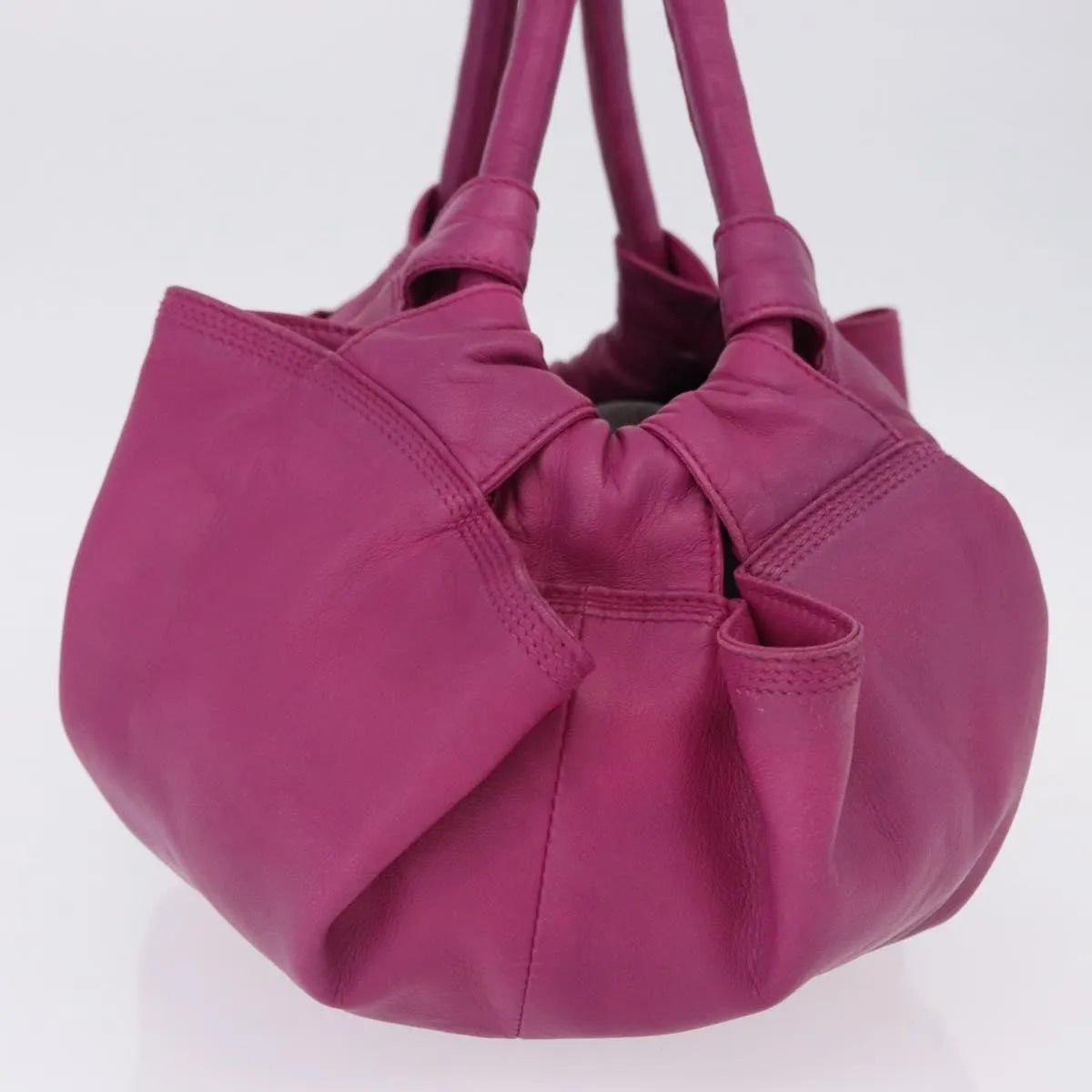 Loewe Anagram Logo Nappa Aire Hand Leather, Pink, Leather, Handbag