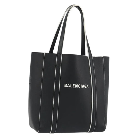 Balenciaga Everyday Tote Leather, Black, Leather, Tote Bag