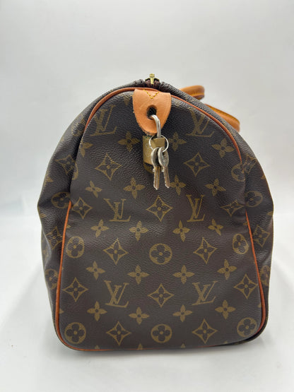 Louis Vuitton Speedy Monogram Canvas, Brown, Canvas, Handbag