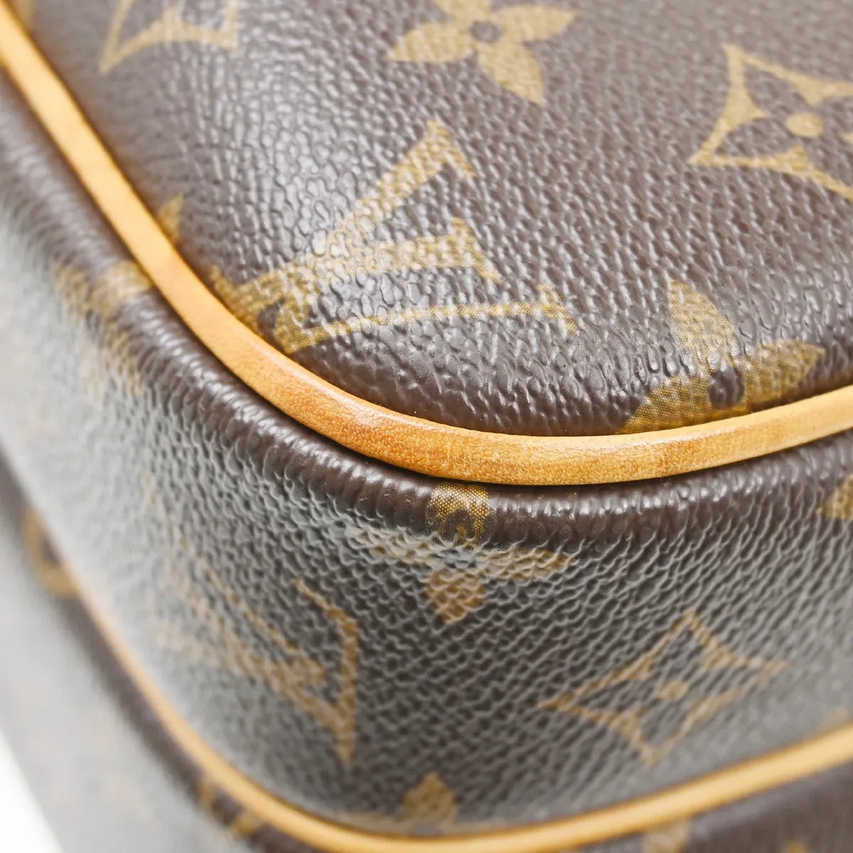 Louis Vuitton Reporter Monogram Canvas, Brown, Canvas, Shoulder Bag
