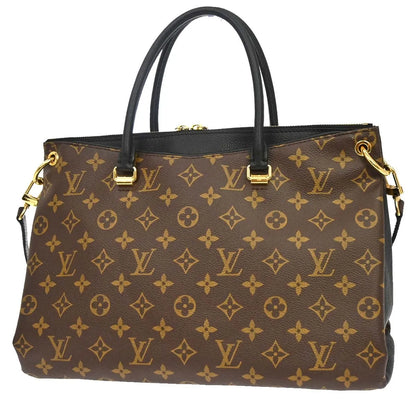 Louis Vuitton Pallas Monogram, Brown, Canvas, Tote Bag