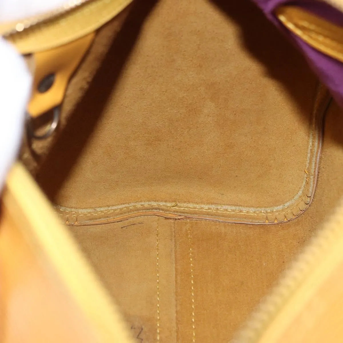 Louis Vuitton Speedy Epi, Yellow, Leather, Handbag