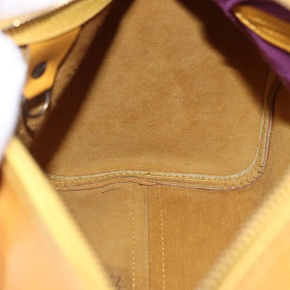 Louis Vuitton Speedy Epi, Yellow, Leather, Handbag