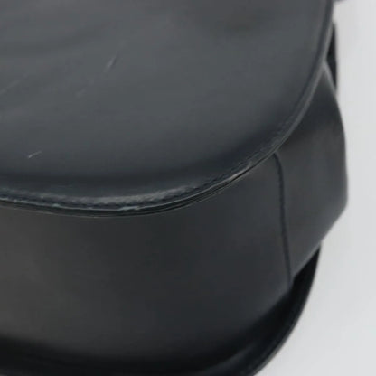 Salvatore Ferragamo Gancini Leather, Navy, Leather, Handbag