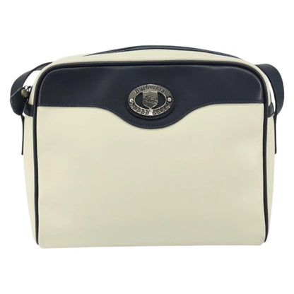 Burberry Vintage Leather, White, Leather, Shoulder Bag