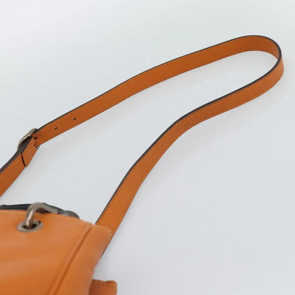 Gucci Bamboo shopper Leather, Orange, Leather, Handbag