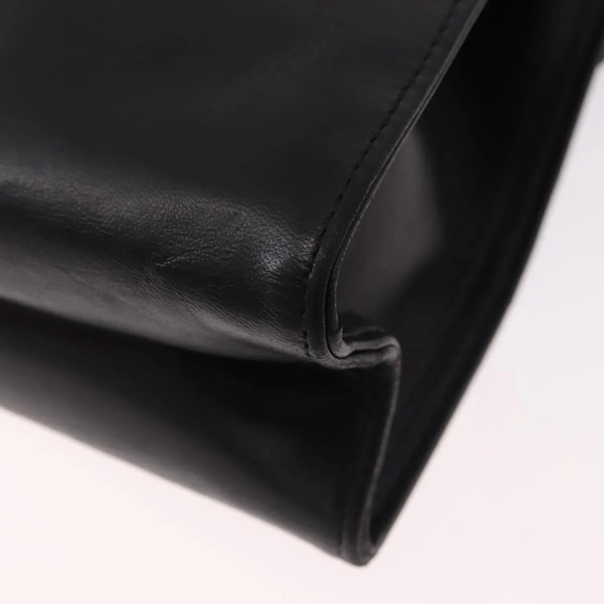 Salvatore Ferragamo Vintage Leather, Black, Leather, Shoulder Bag