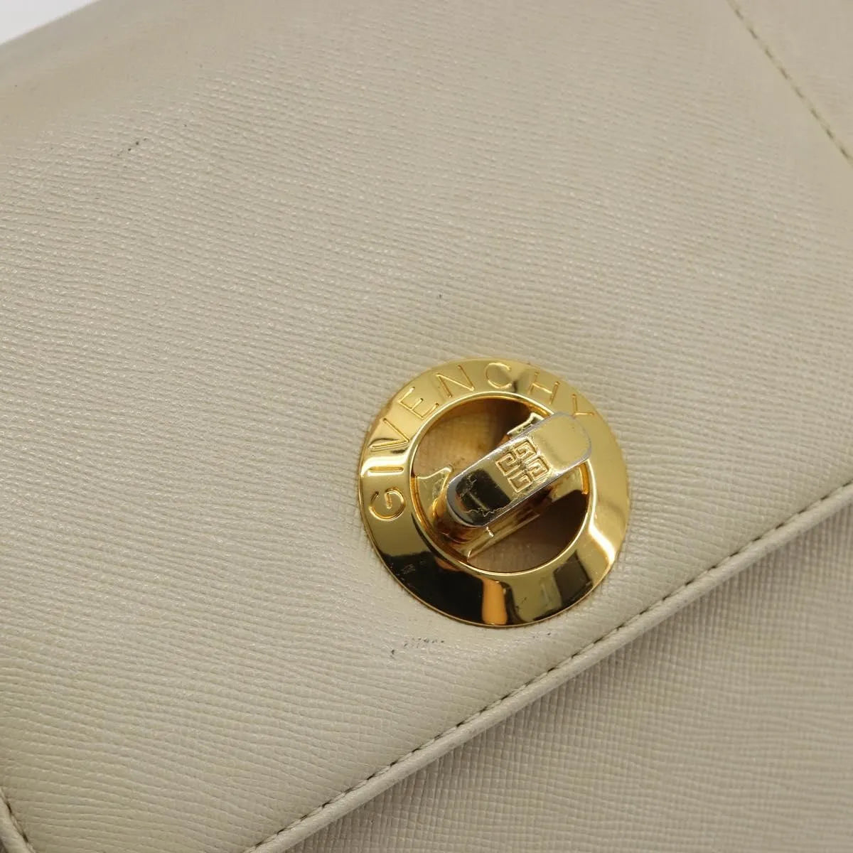 Givenchy Vintage Leather, White, Leather, Handbag