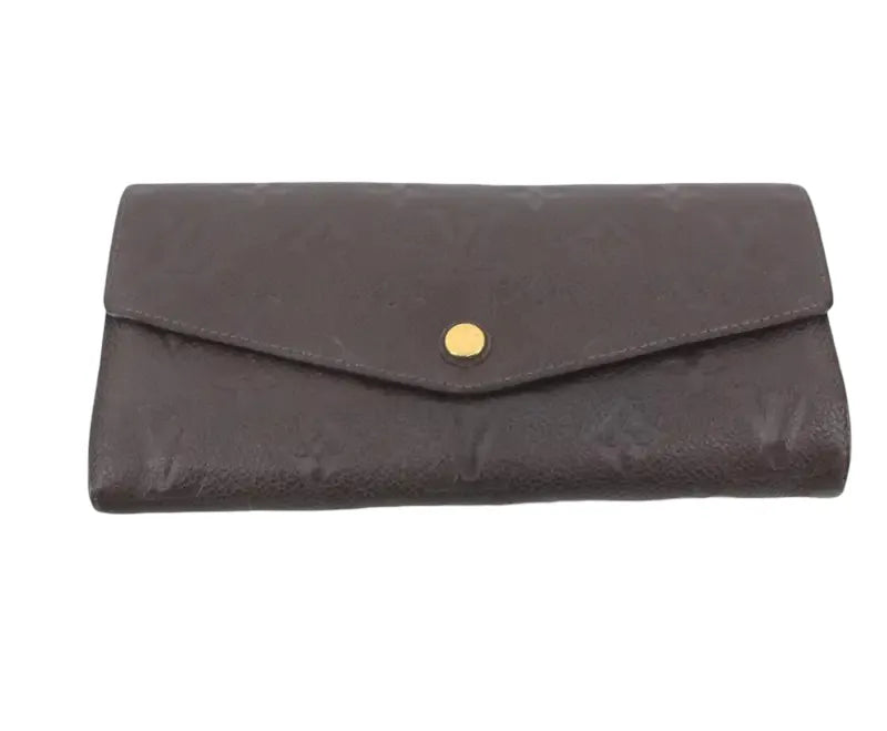 Louis Vuitton Sarah Wallet NM Monogram Empreinte Leather, Brown, Leather, Wallet
