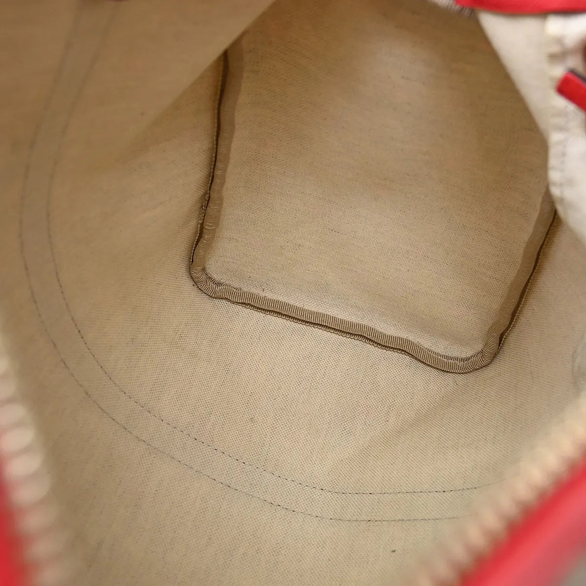 Gucci Vintage Duffle GG Coated Canvas, Beige, Canvas, Handbag