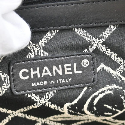 Chanel Essential 31 Rue Cambon Shopping Tote Leather, Black, Leather, Shoulder Bag