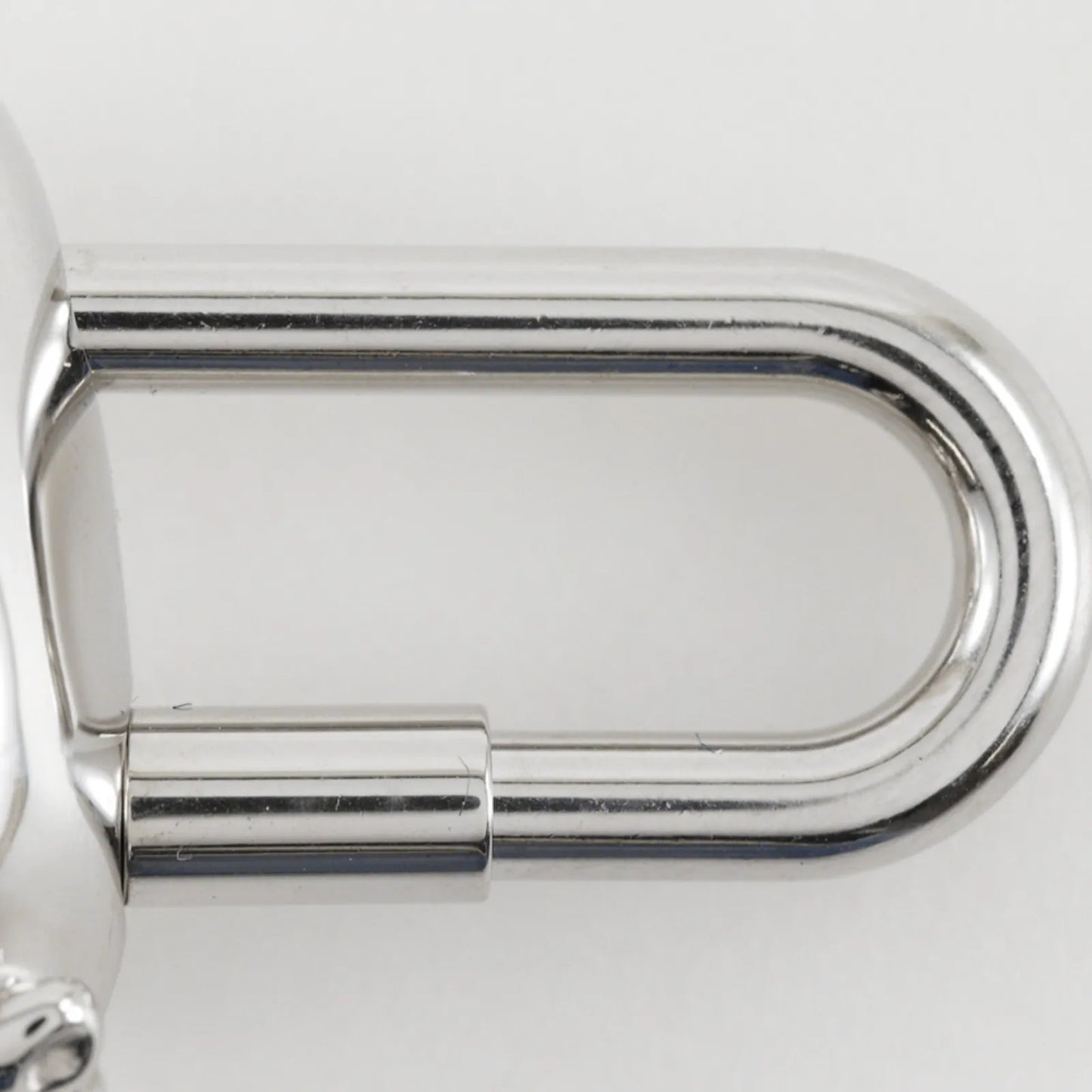 Hermes Cadena Metal, Silver, Metal, Charm