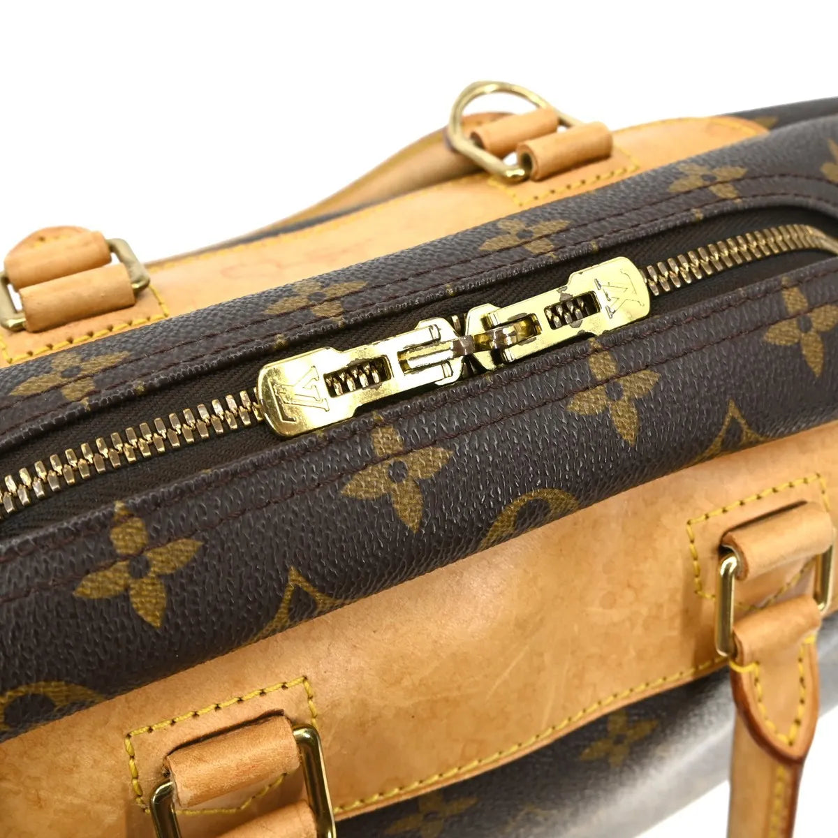 Louis Vuitton Deauville Monogram Canvas, Brown, Canvas, Handbag