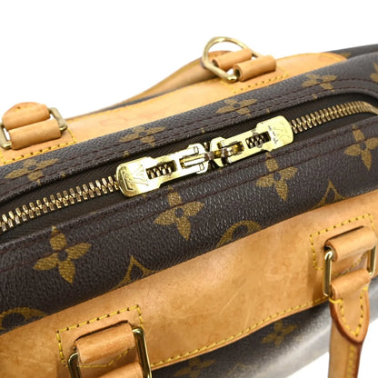 Louis Vuitton Deauville Monogram Canvas, Brown, Canvas, Handbag