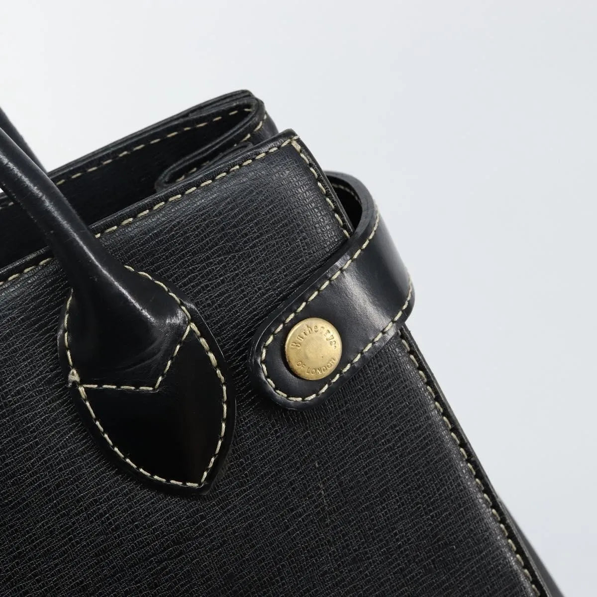 Burberry Vintage Leather, Black, Leather, Handbag