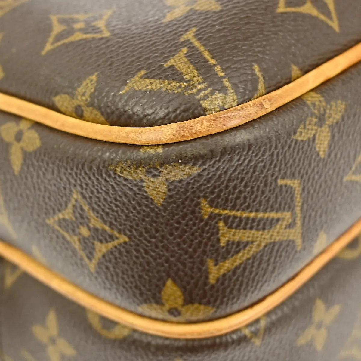 Louis Vuitton Reporter Monogram Canvas, Brown, Canvas, Shoulder Bag