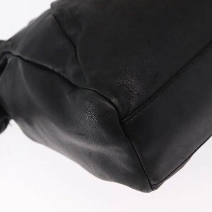 Salvatore Ferragamo Vintage Leather, Black, Leather, Tote Bag