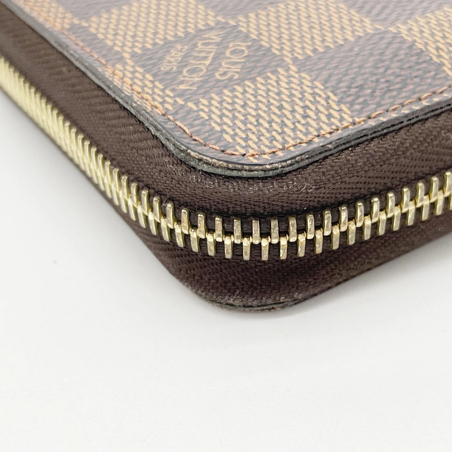Louis Vuitton Zippy Wallet NM Damier, Brown, Canvas, Wallet