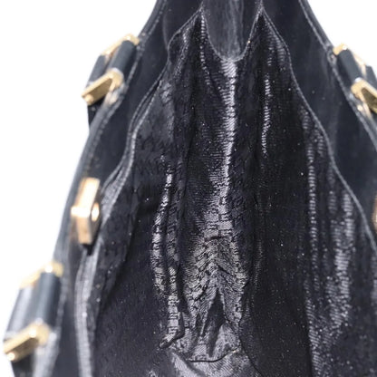 Gucci Vintage tote Leather, Black, Leather, Tote Bag