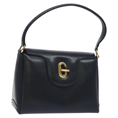 Gucci Vintage Leather, Navy, Leather, Handbag