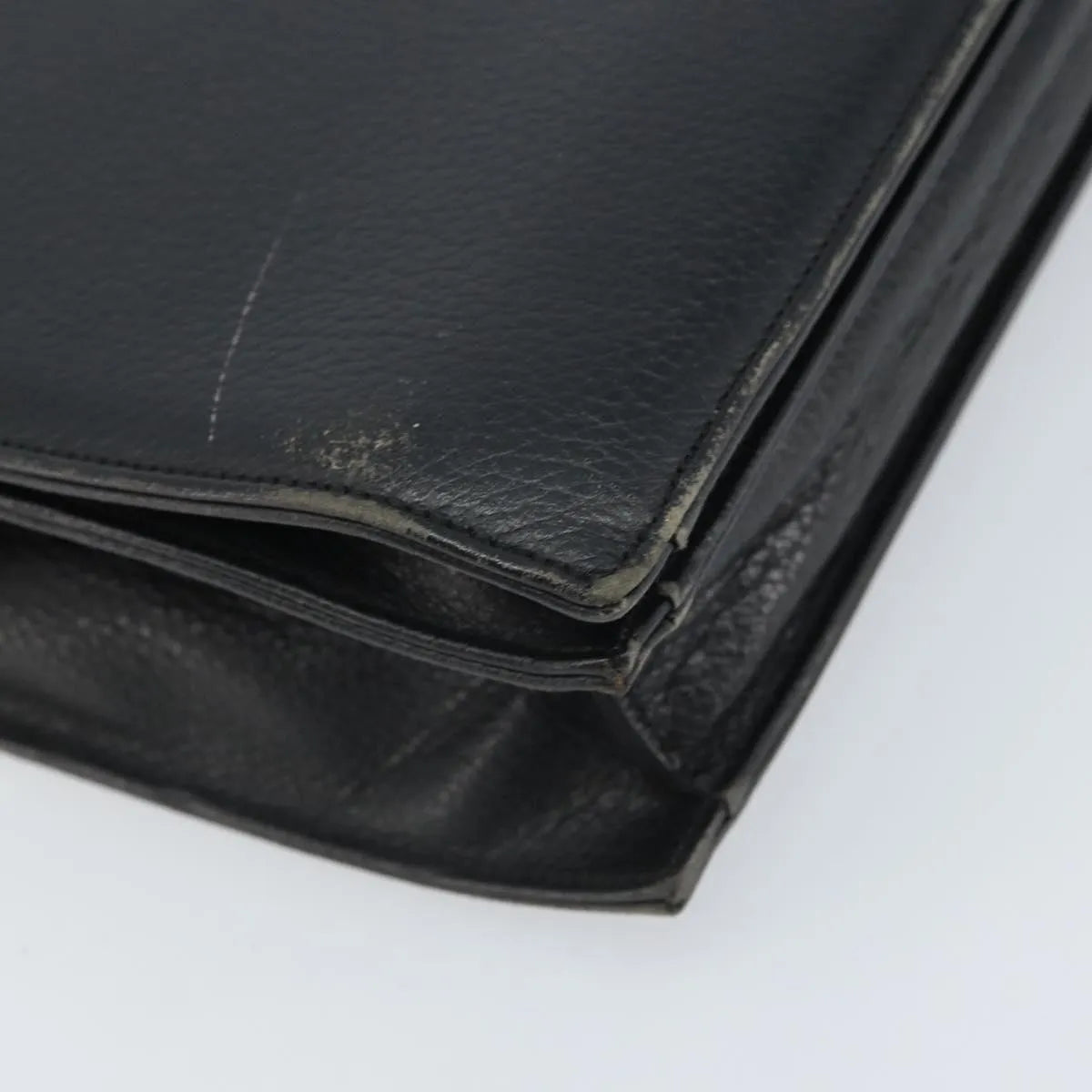 Burberry Vintage Leather, Black, Leather, Briefcase