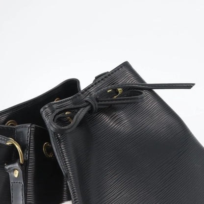 Louis Vuitton Noe Epi Leather, Black, Leather, Shoulder Bag