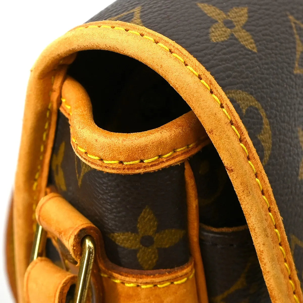 Louis Vuitton Sologne Monogram Canvas, Brown, Canvas, Shoulder Bag