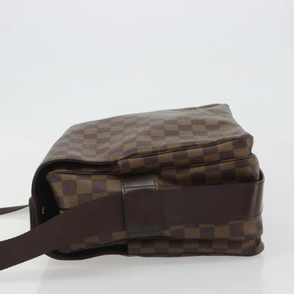 Louis Vuitton Naviglio Damier, Brown, Canvas, Shoulder Bag