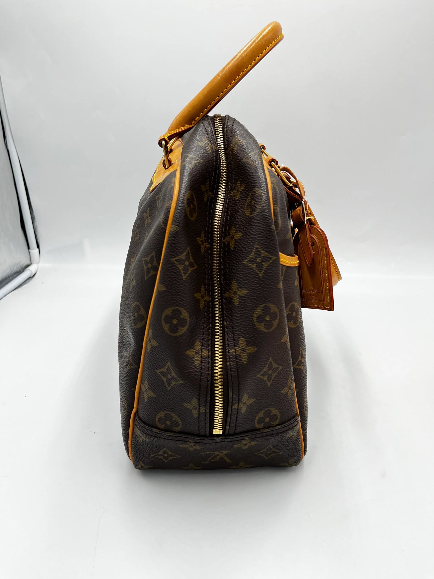 Louis Vuitton Deauville Monogram Canvas, Brown, Canvas, Handbag