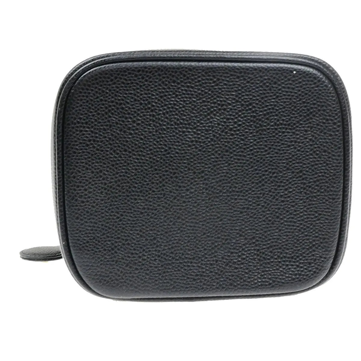 Chanel Vintage Timeless Cosmetic Case Caviar, Black, Calfskin, Handbag