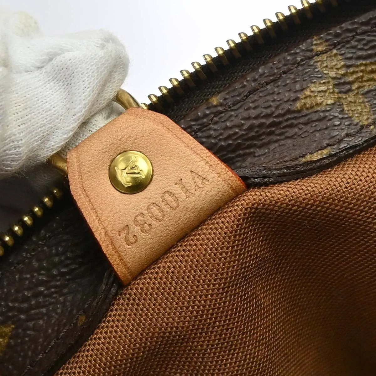 Louis Vuitton Cabas Mezzo Monogram Canvas, Brown, Canvas, Tote Bag