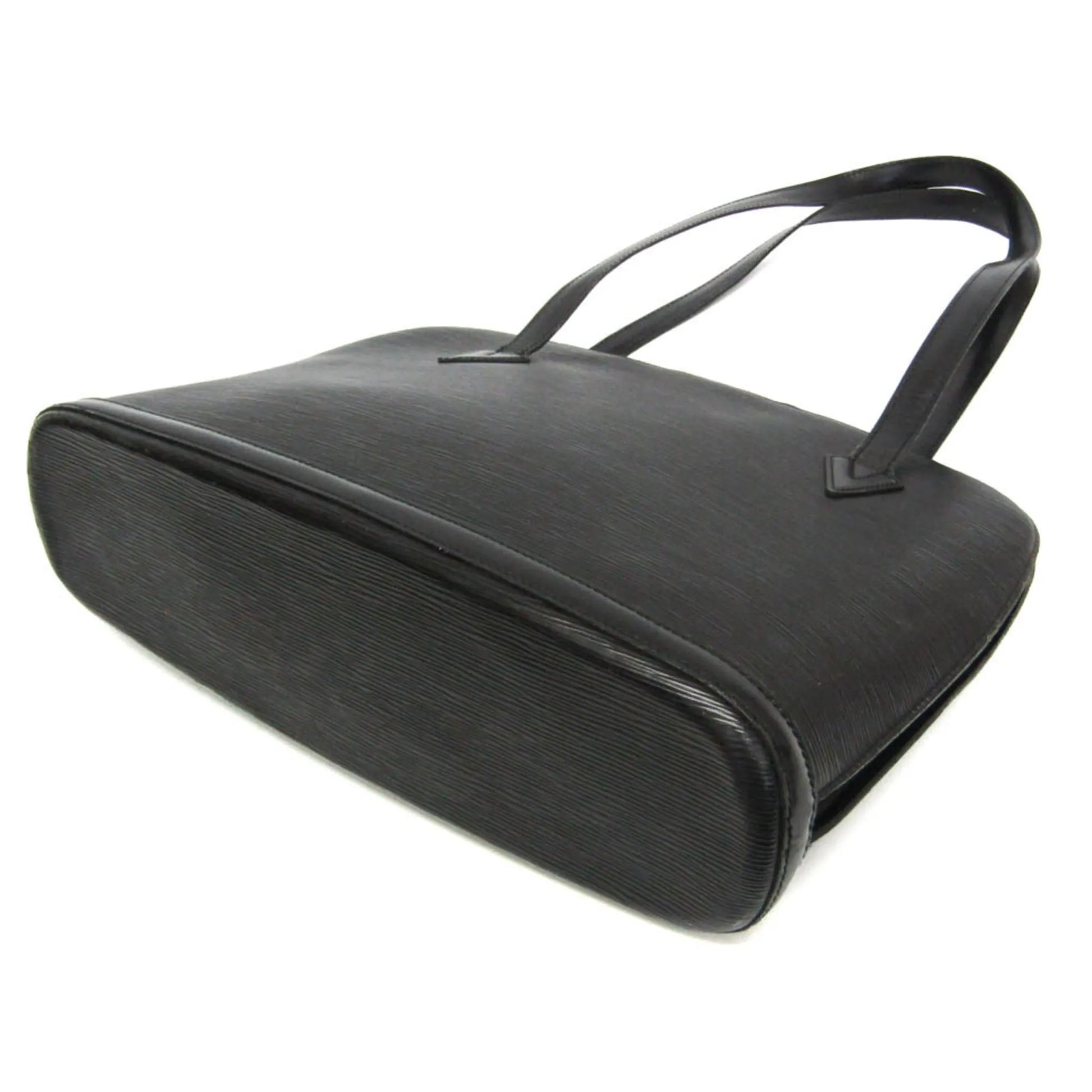 Louis Vuitton Lussac Epi Leather, Black, Leather, Shoulder Bag