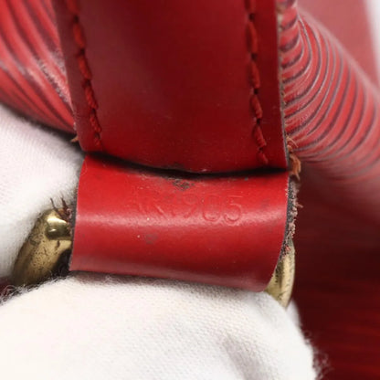 Louis Vuitton Petit Noe Epi Leather, Red, Leather, Shoulder Bag