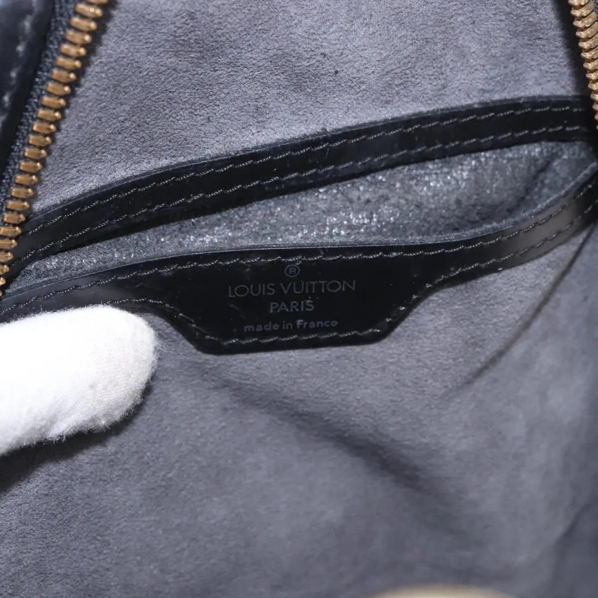 Louis Vuitton Mabillon Epi Leather, Black, Leather, Backpack