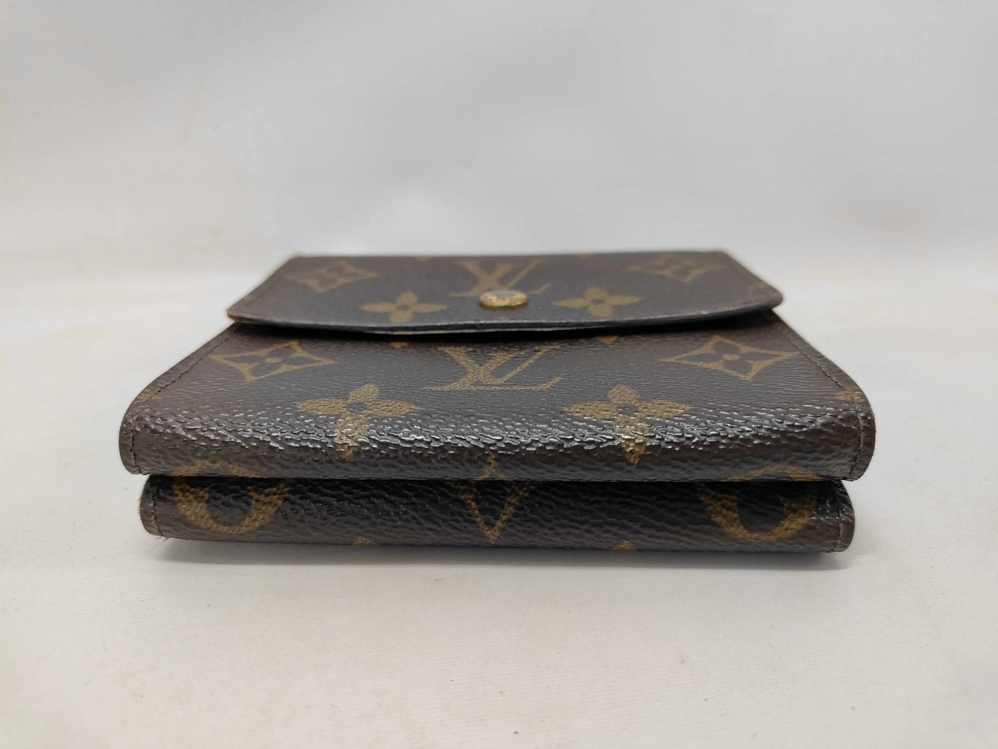 Louis Vuitton Porte Tresor Etui Papiers Monogram Canvas, Brown, Canvas, Wallet