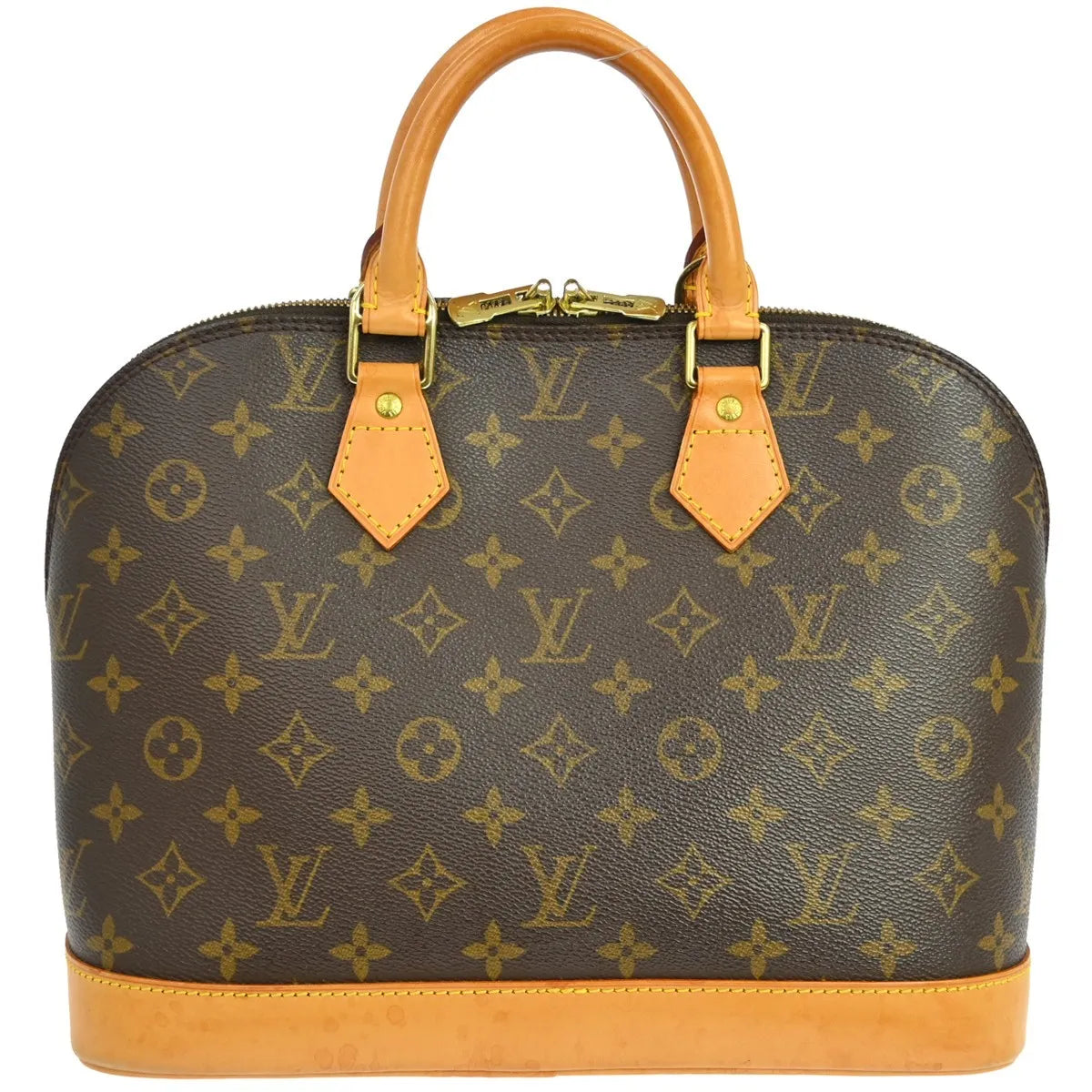 Louis Vuitton Alma Monogram, Brown, Canvas, Handbag