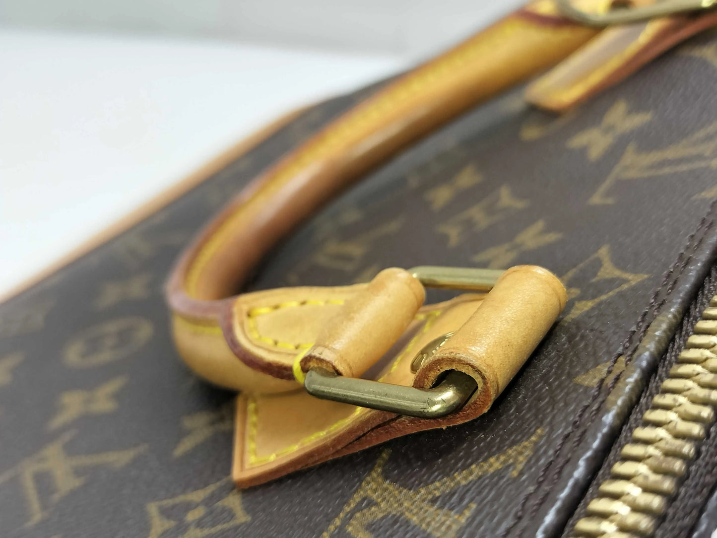 Louis Vuitton Vintage Alma Monogram Canvas, Brown, Canvas, Handbag