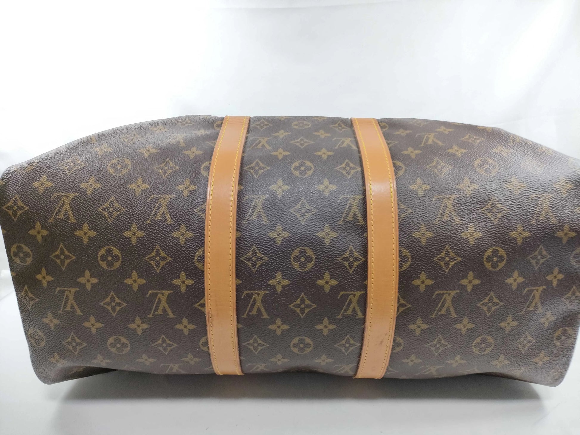 Louis Vuitton Keepall Monogram Canvas, Brown, Canvas, Travel Bag