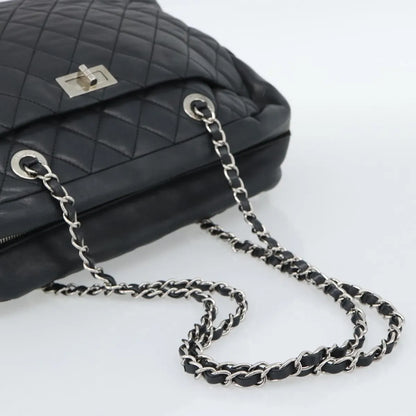 Chanel Reissue 2.55 Tote Quilted Calfskin, Black, Leather, Handbag