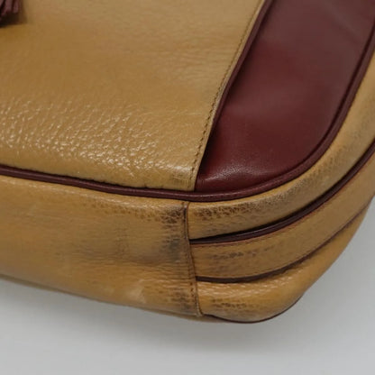 cartier Tasseled Must de Cartier Leather, Beige, Leather, Shoulder Bag