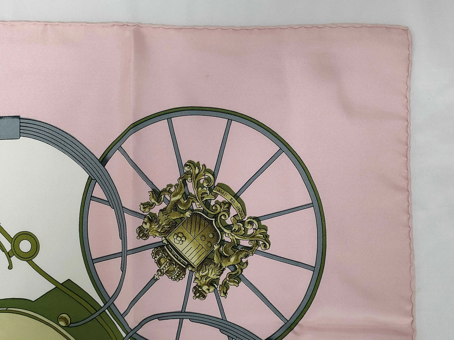 Hermes Carré 90 Silk multicolor, Pink, Silk, Scarf