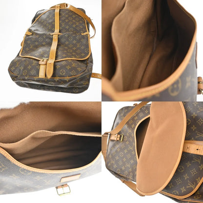 Louis Vuitton Saumur Monogram Canvas, Brown, Canvas, Shoulder Bag