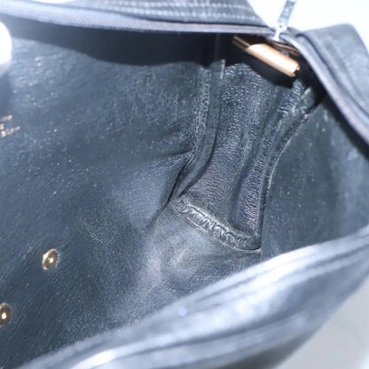 Christian Dior Vintage Leather, Black, Leather, Shoulder Bag
