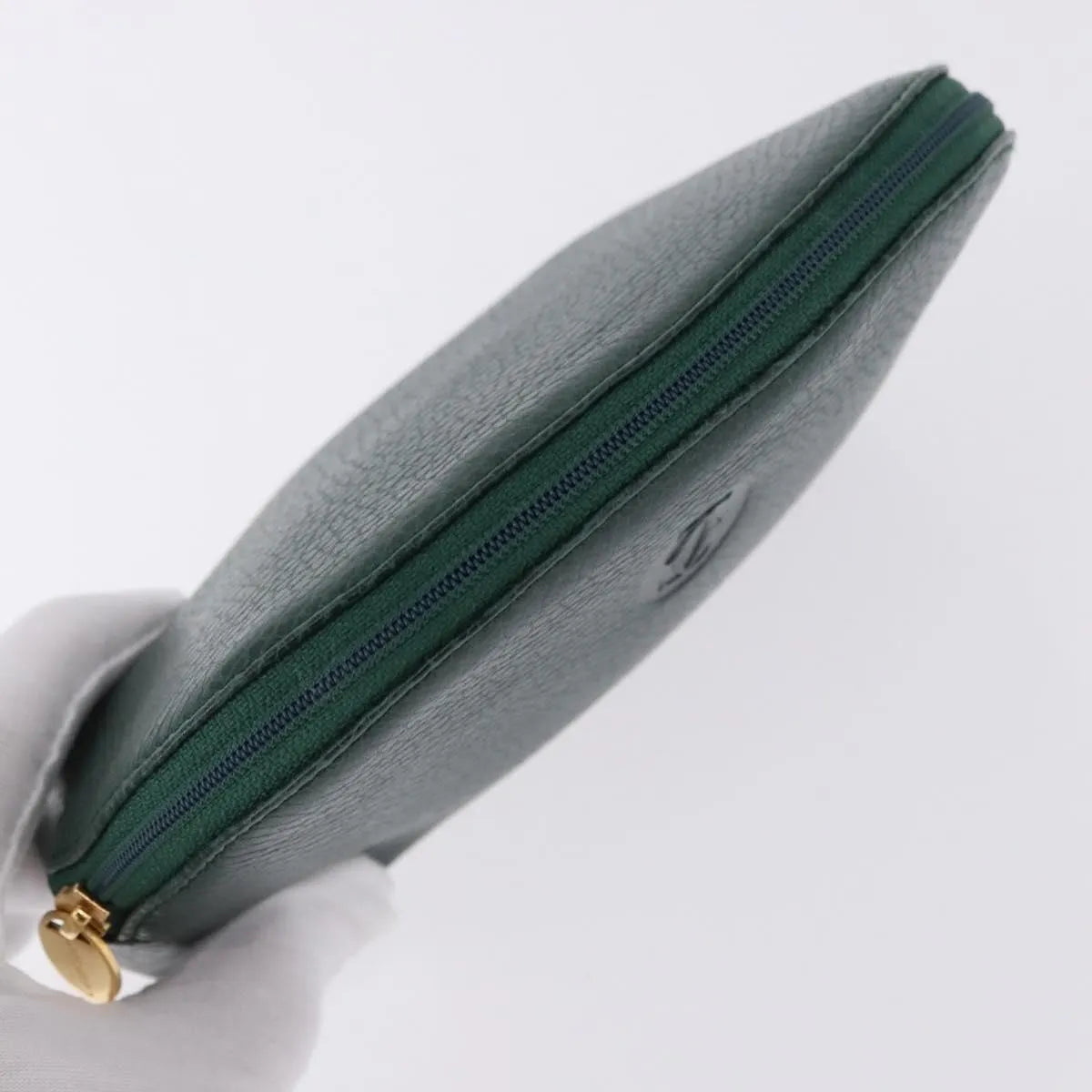 Cartier Marcello Clutch leather, Green, Leather, Clutch