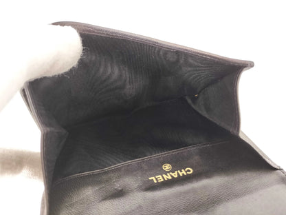 Chanel Timeless CC Bifold Wallet Caviar, Black, Leather, Wallet