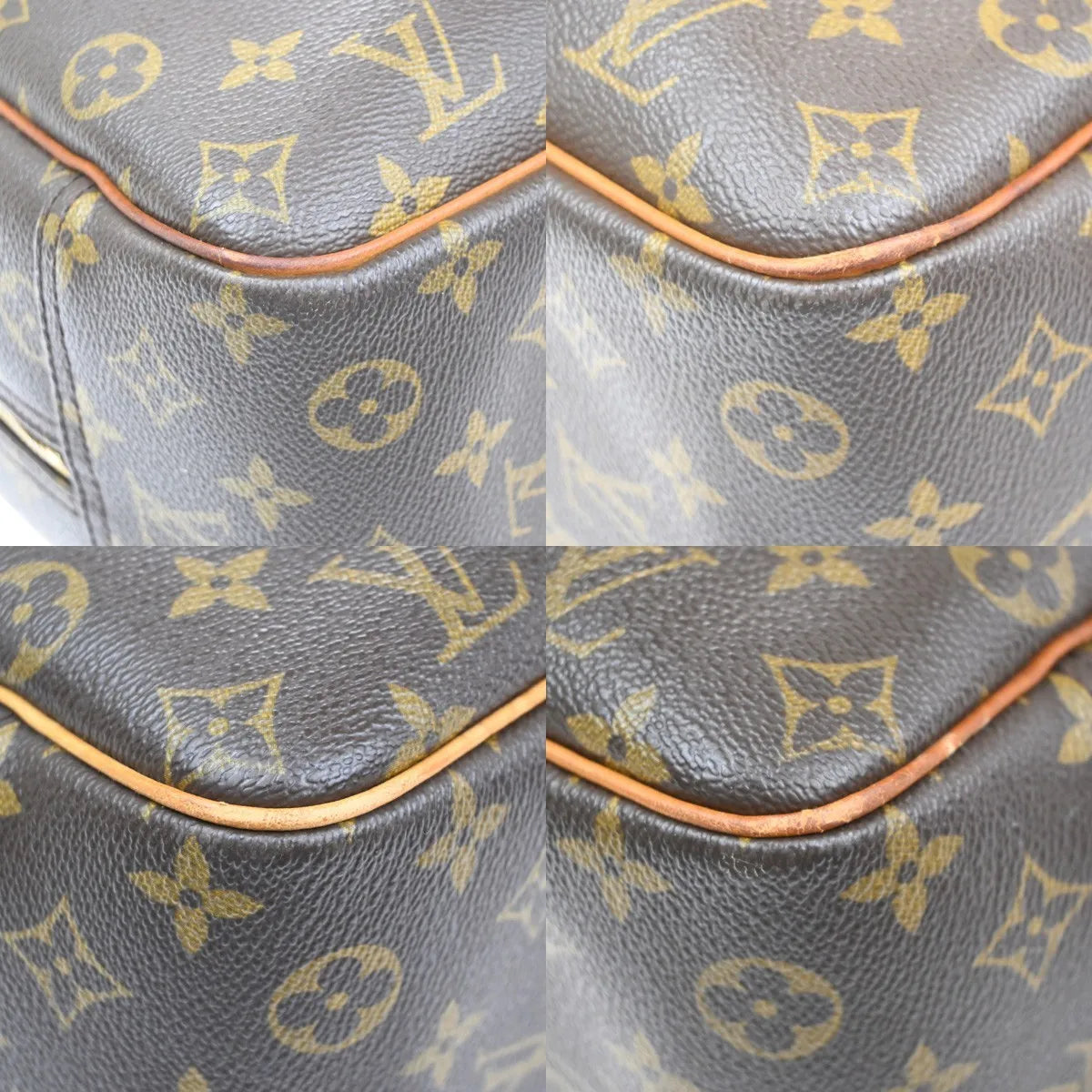 Louis Vuitton Deauville Monogram Canvas, Brown, Canvas, Handbag