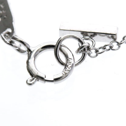 Tiffany & Co. T Smile Pendant 18K White Gold, Silver, White Gold, Necklace