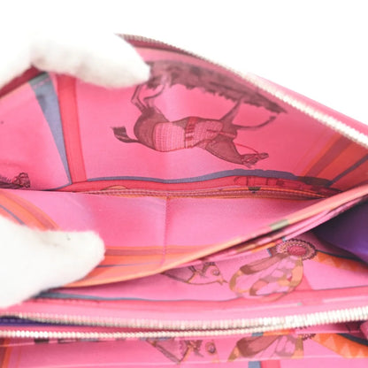 Hermes Azap Zip Around Epsom, Red, Leather, Wallet